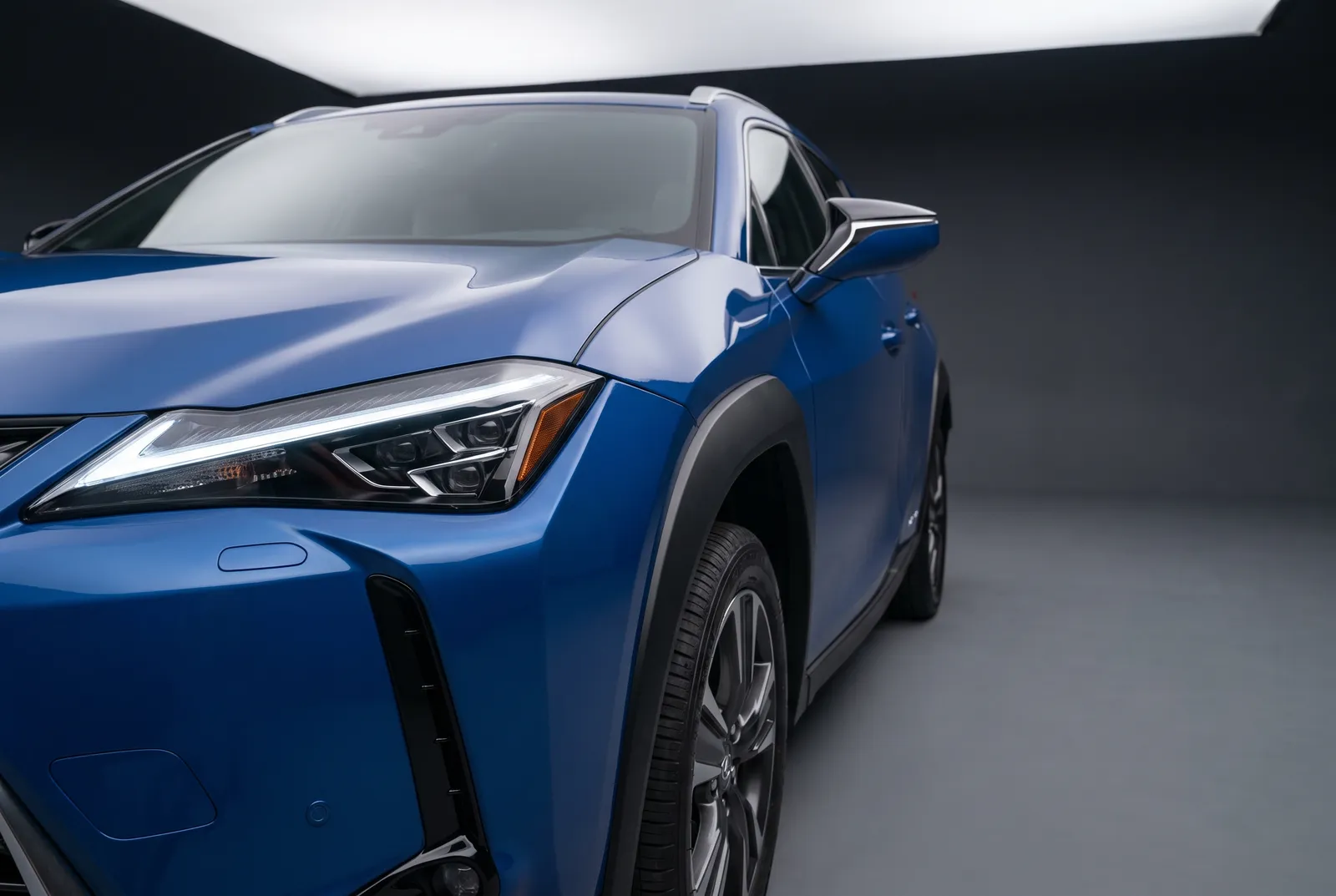 Detail van een Lexus UX